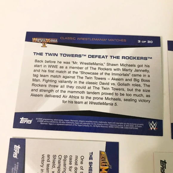 2015 - 2016 WWE Topps Lot of  56 Wrestling Cards - Picture 14 of 16